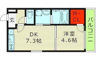 フジパレス新喜多II番館の物件間取画像